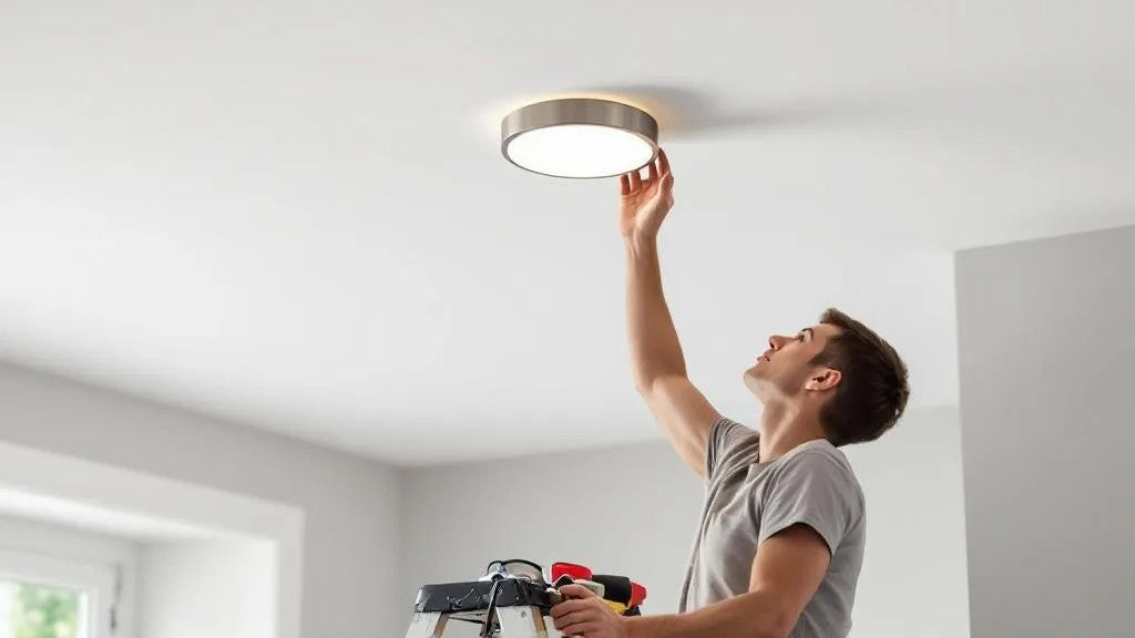 Comment installer un Plafonnier avec Crochet
