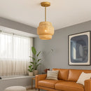 Lampe Plafonnier Bambou - plafonnier