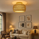 Plafonnier Bois et Corde - plafonnier