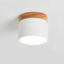 Plafonnier Bois et Led - plafonnier