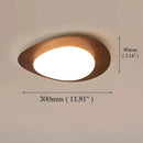 Plafonnier Bois Salon - 300 mm x H 80 mm - plafonnier