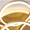 Plafonnier Cercle LED Doré - plafonnier