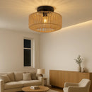 Plafonnier Chambre Rotin - plafonnier