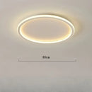 Plafonnier Design Moderne Blanc - Lumière Chaude (sans télécommande) / 40CM - plafonnier