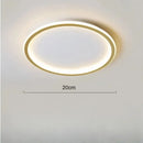 Plafonnier Design Moderne Doré - 20CM / Lumière Chaude (sans télécommande) - plafonnier