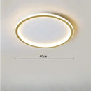 Plafonnier Design Moderne Doré - 40CM / Lumière Chaude (sans télécommande) - plafonnier