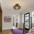 Plafonnier Industriel Noir - plafonnier