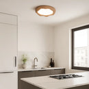 Plafonnier Led Nordique - Ø 50 cm × H 12 cm / Tricolore - plafonnier