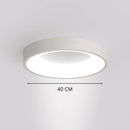 Plafonnier LED Rond Blanc - 40CM - plafonnier