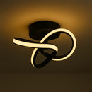 Plafonnier Noir Moderne - Lumiere chaude - plafonnier