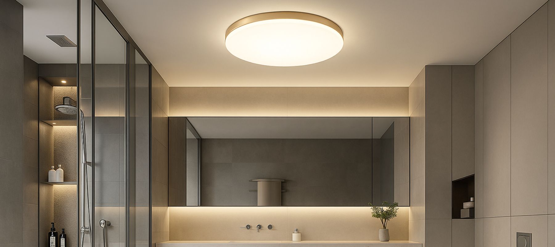 plafonnier salle de bain
