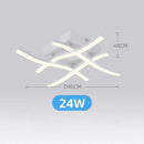 Plafonnier Salon Moderne Led - Tricolore (sans télécommande) - plafonnier