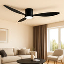 Plafonnier Ventilateur Moderne Noir - plafonnier