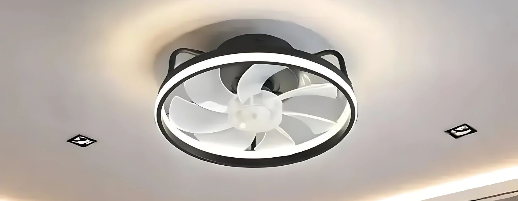 plafonnier ventilateur led